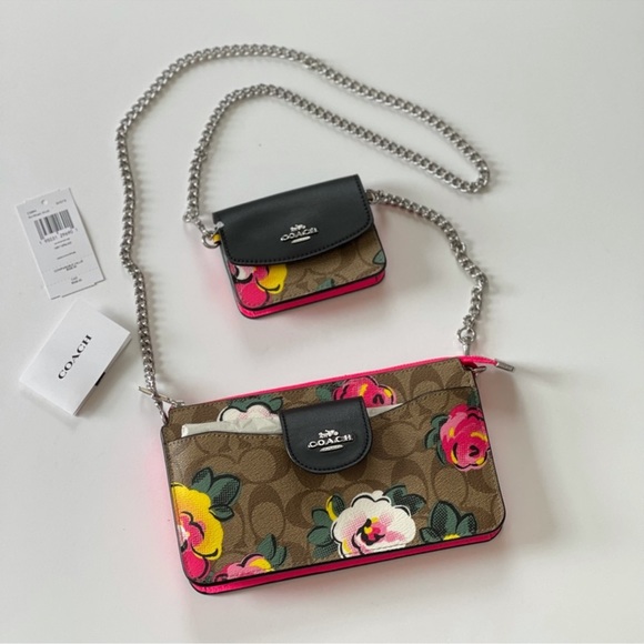 COACH POPPY CROSSBODY IN SIGNATURE CANVAS - Picture 3 of 7